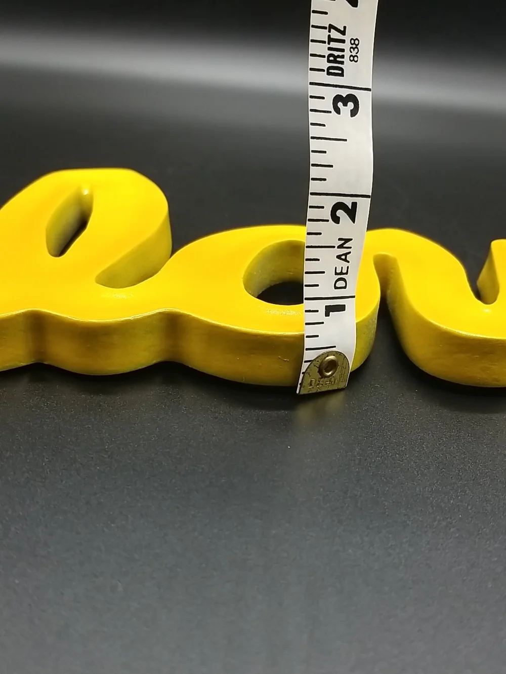 Vintage 1970s yellow
